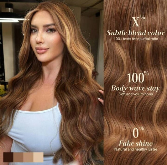 Natural Honey Gold Lace Front Wig