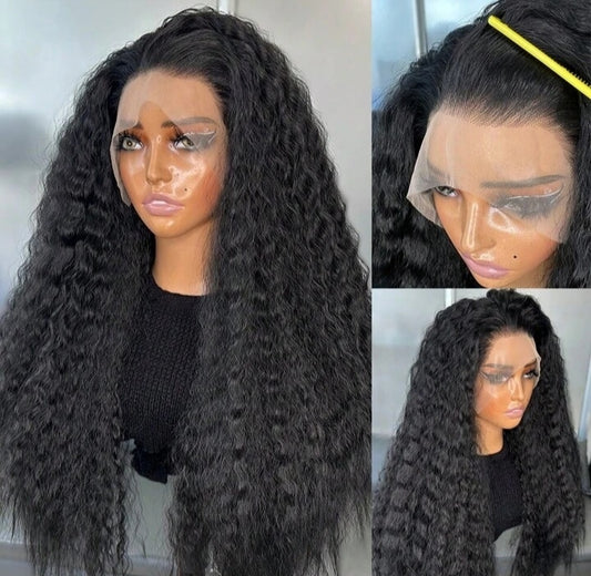 Black Synthetic Lace Front Wig
