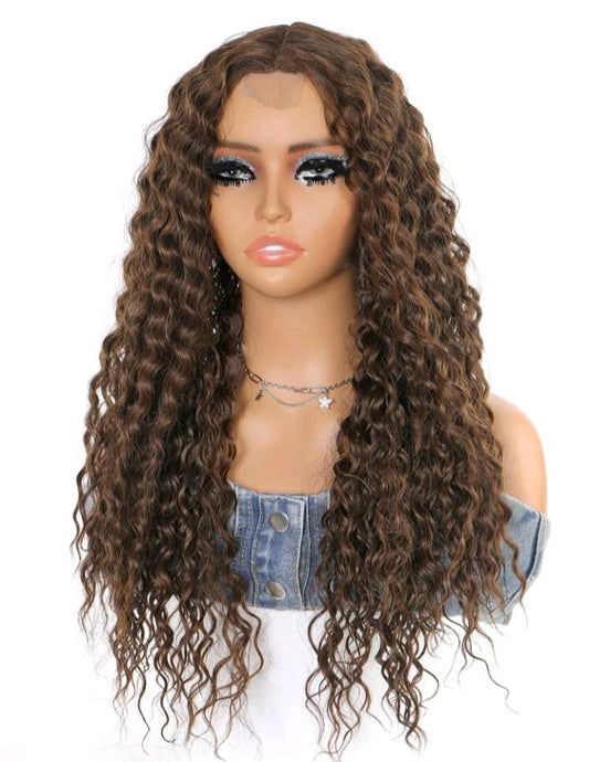 Long Kinky Curly Lace Front Wig