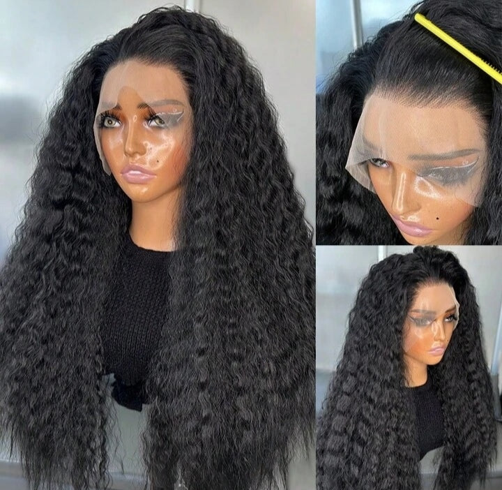 Black Synthetic Lace Front Wig