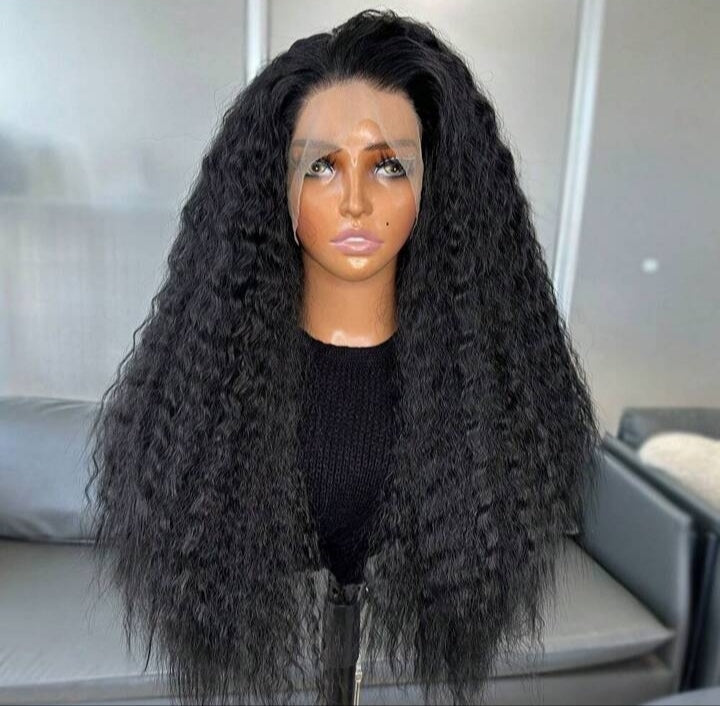 Black Synthetic Lace Front Wig
