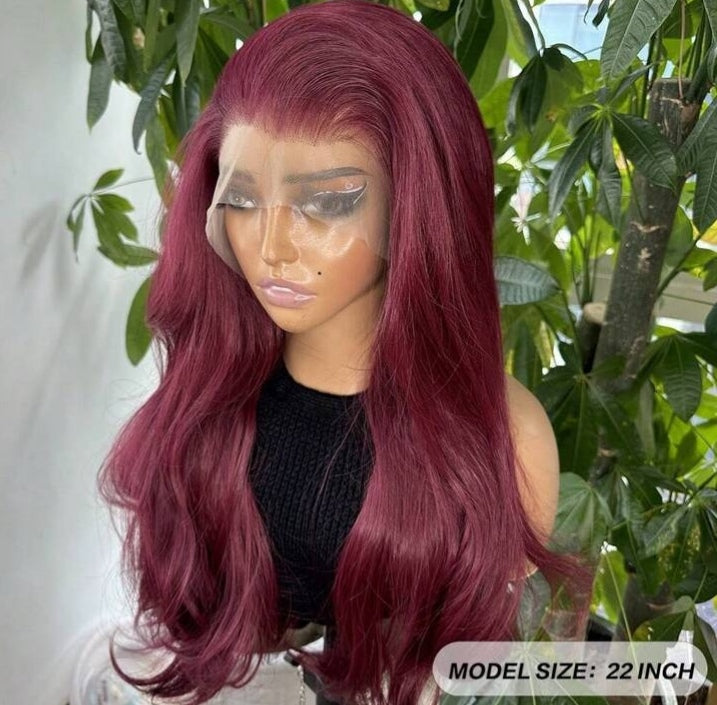 Burgundy Lace Front Wigs