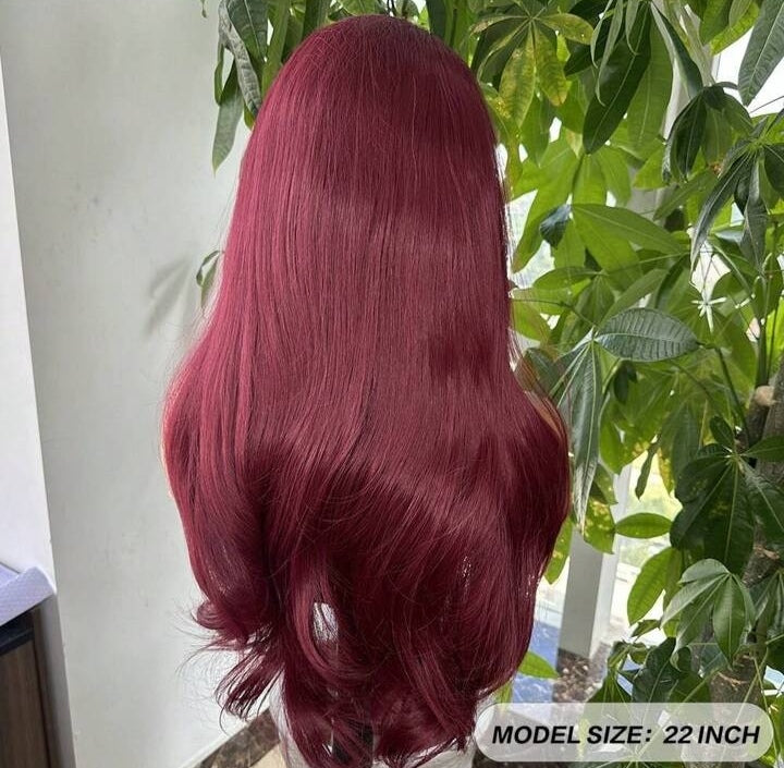 Burgundy Lace Front Wigs